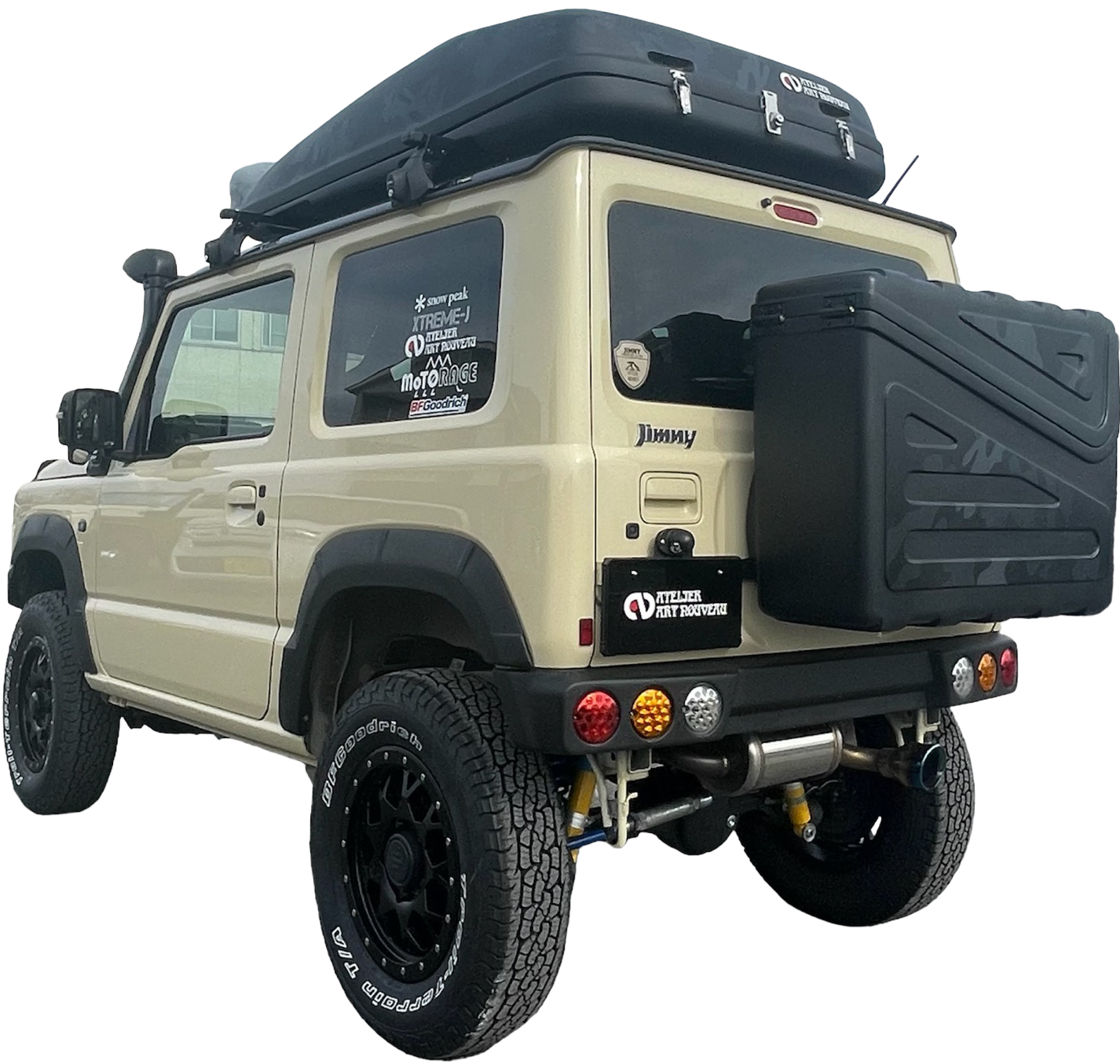 Jimny custom parts rear view