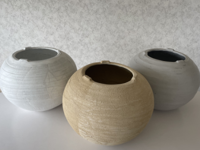 Production result: decorative vase